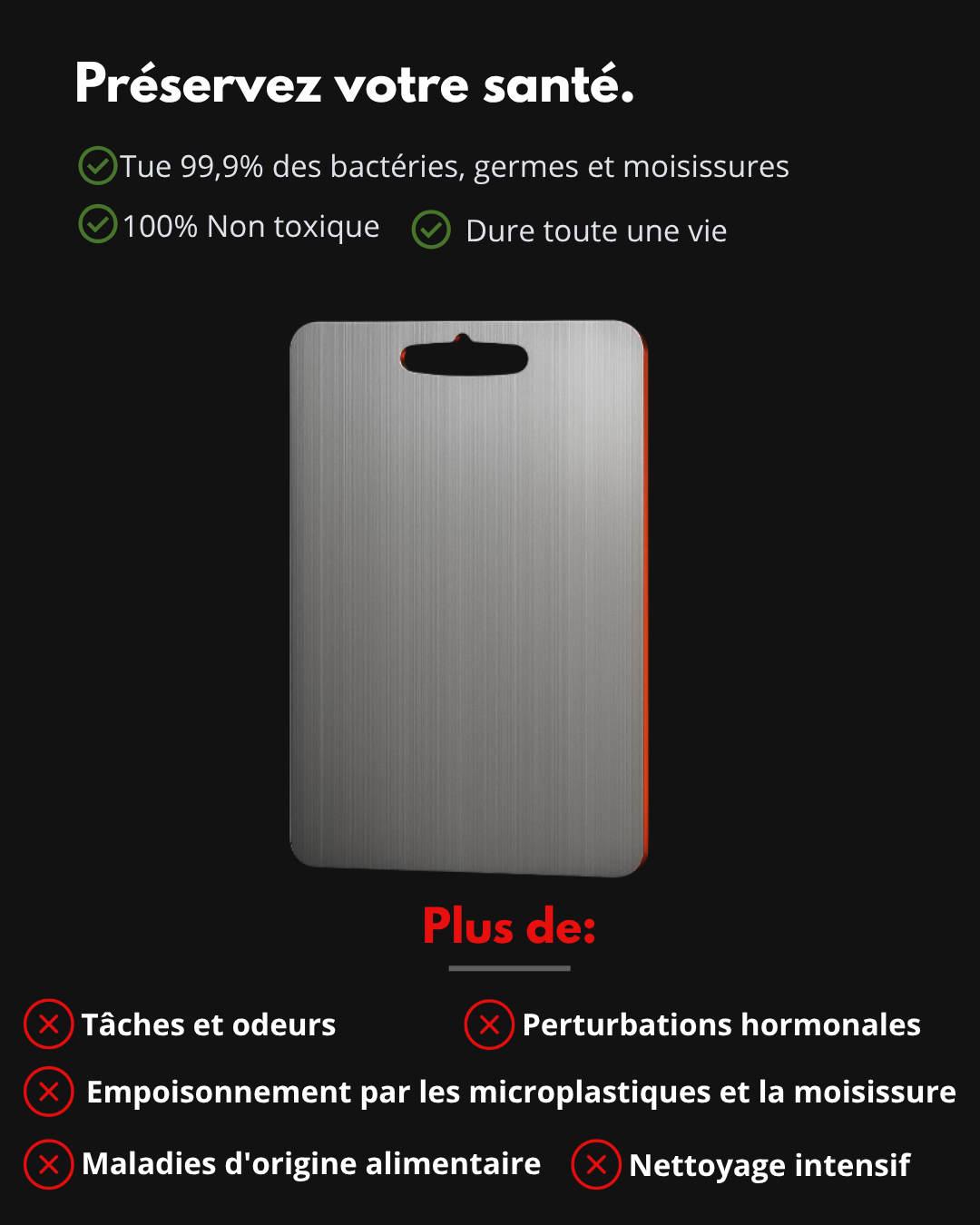 Planche à découper Nexa Titanium