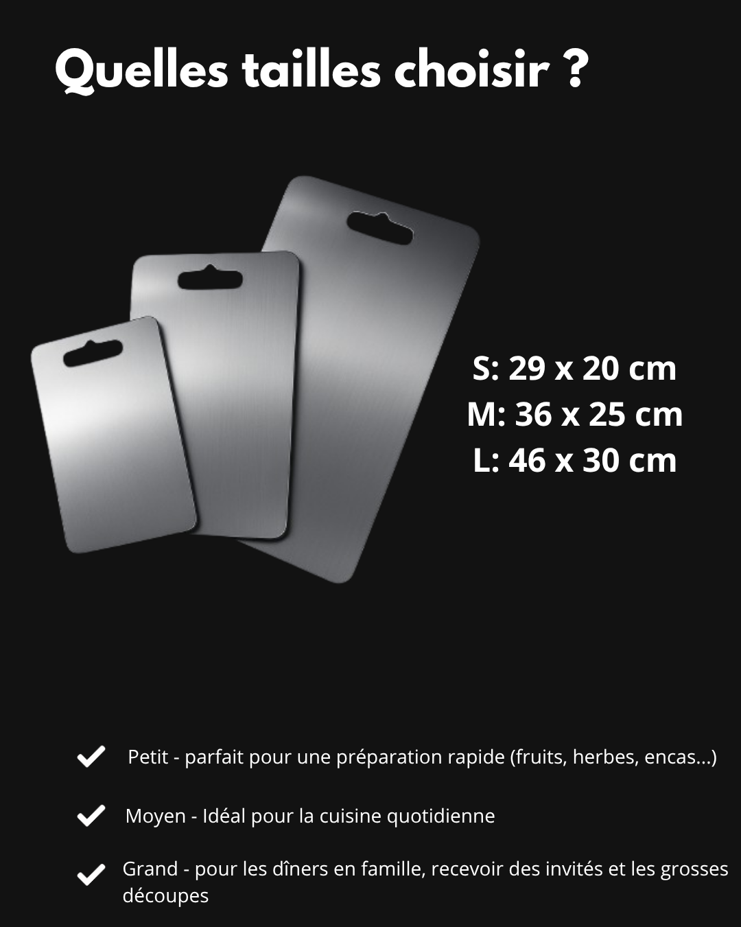 Planche à découper Nexa Titanium